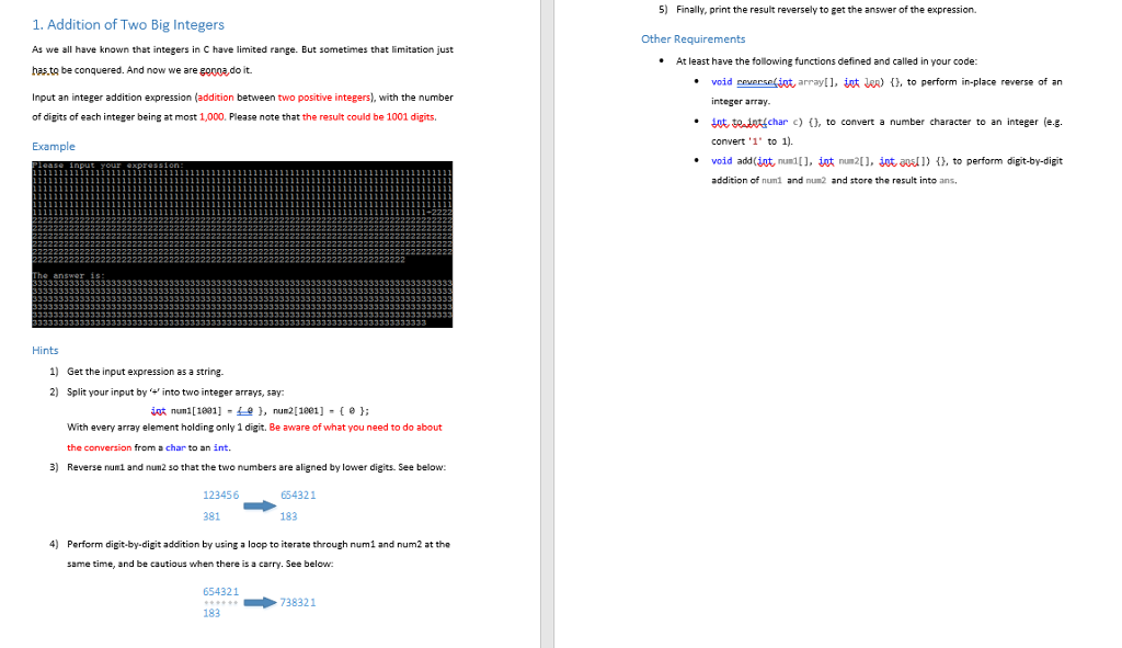 Please write a C code to answer the question. Commenting code is