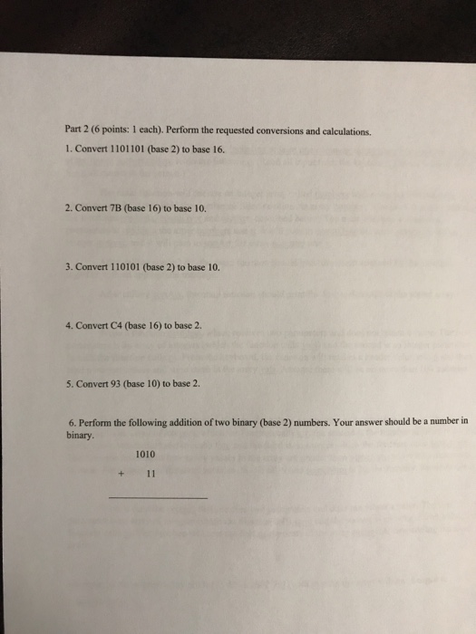  Need help solving . Show all work Perform the requested conversions