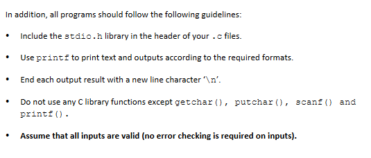 main function ) { /* Add your code here */ } /*