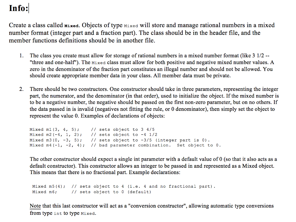 I need help with this C++ program. There are three separate files