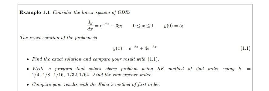  i need to do thins using java Example 1.1 Consider the