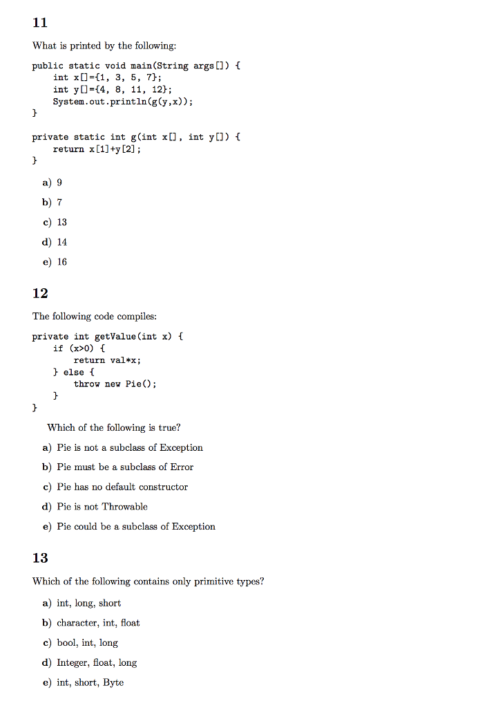 protected, private, public 2 Thing is a class, what must be true