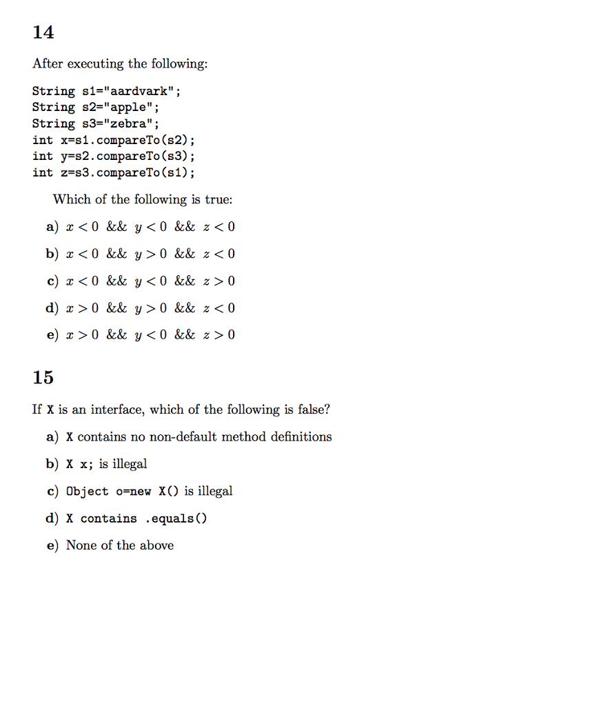 to allow TreeSet ts; to be legal? a) Thing must import TreeSet