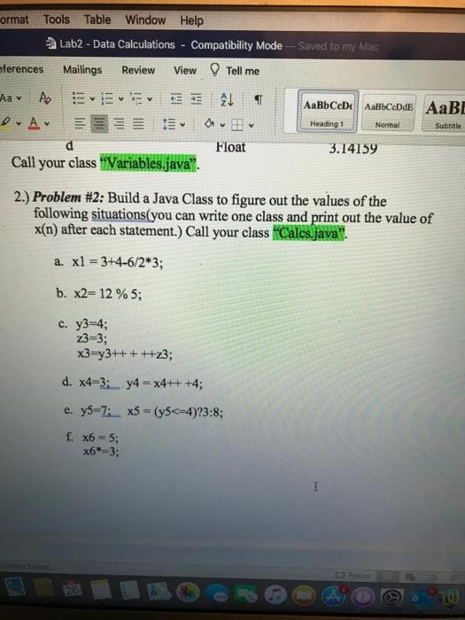 References Mailings Review View Tell me 41 Saved to my Mac D-A-