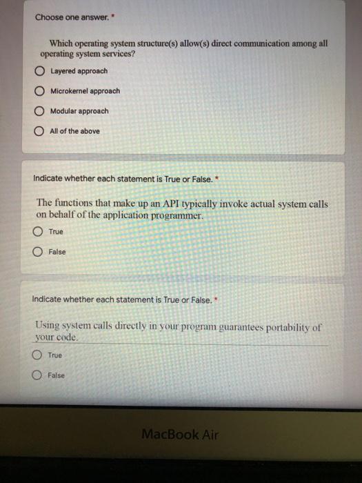 various layers Making sure that each layer hides certain data structures, hardware,