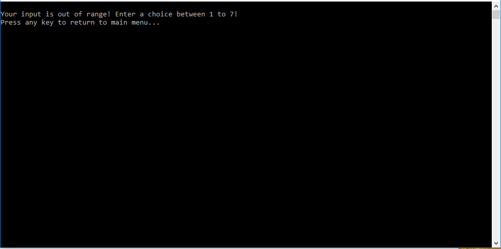of what the menu will look like: Even though we wont have