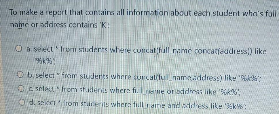 c. O rows updated. d. Makes error Windows but semester 15112-PB 141