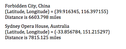 in the database that are NOT in USA. c) Sorts the array