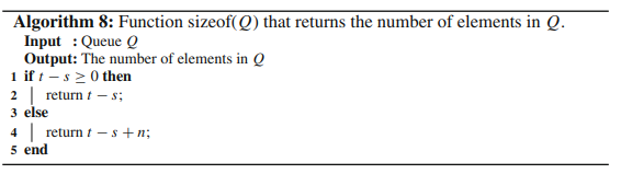and two index variables. Write functions or methods for the algorithms. Then
