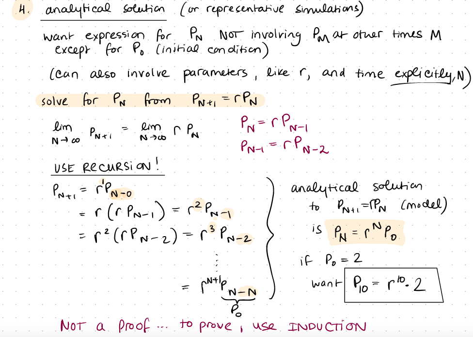 in lecture 4, analytic solution discussed in lecture 5). Be sure to