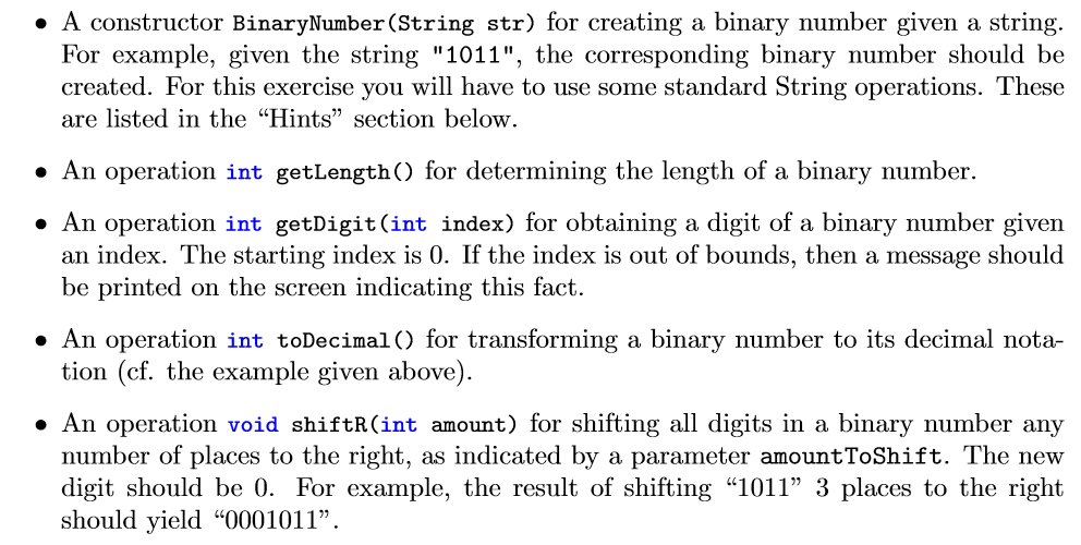 shiftr", and the rest is the hint, and the function name needs