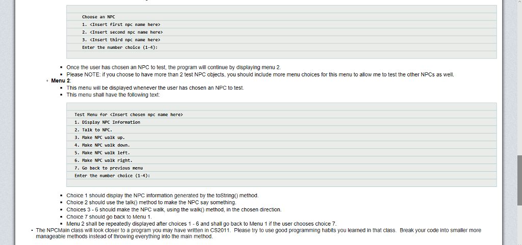 and will be used to create various random characters in the video