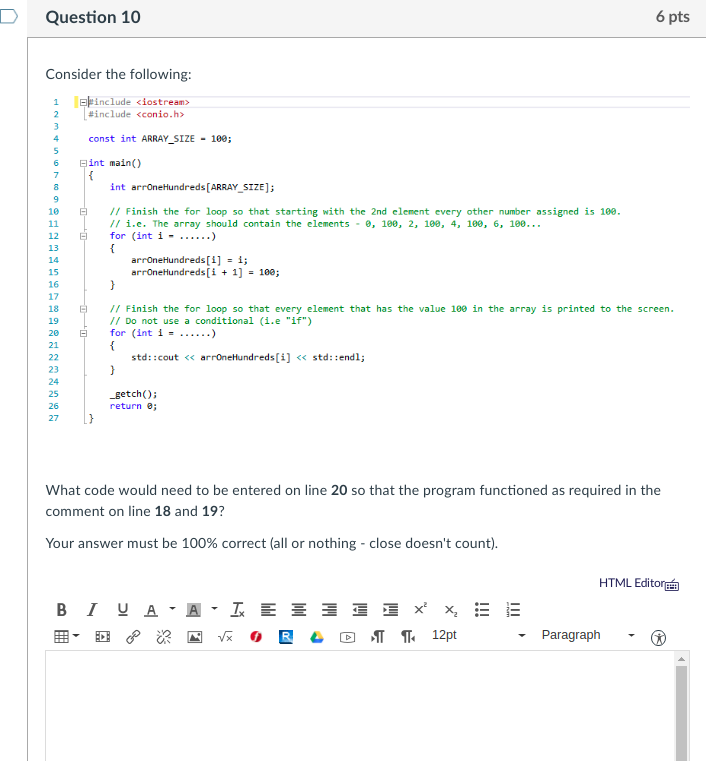 1 pts You can output the contents of a two-dimensional array by