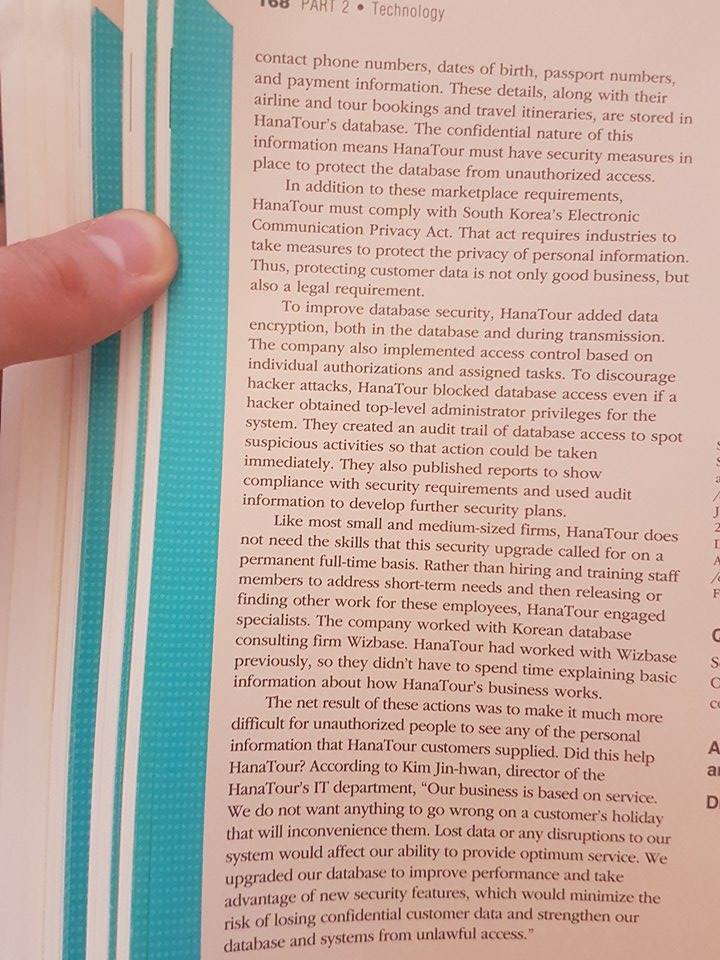 because of prior experience with that firm Name and explain at least