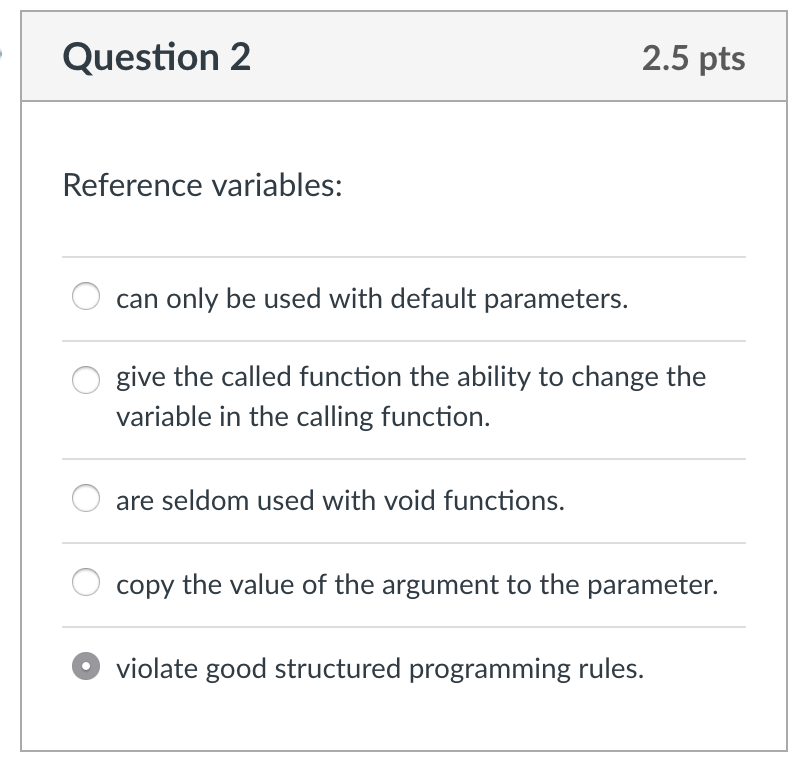(int x, int& y) int z; y=z+x; What is the output of