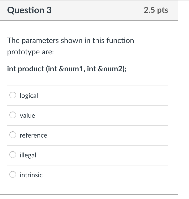 the following code fragment that invokes calc? int x = 1; int