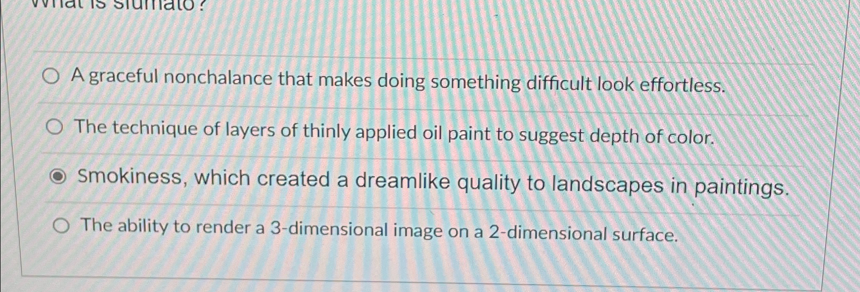  A graceful nonchalance that makes doing something difficult look effortless. The