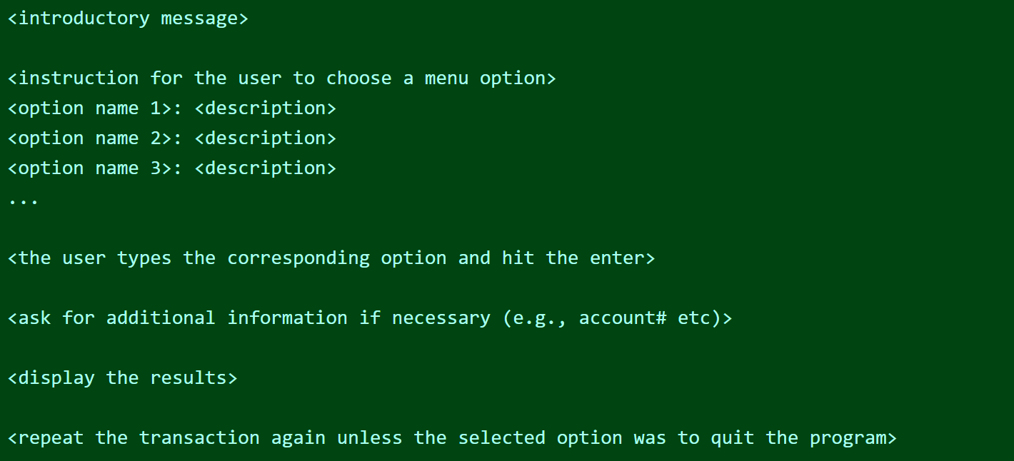 main function: and pass it or its address to the database functions.