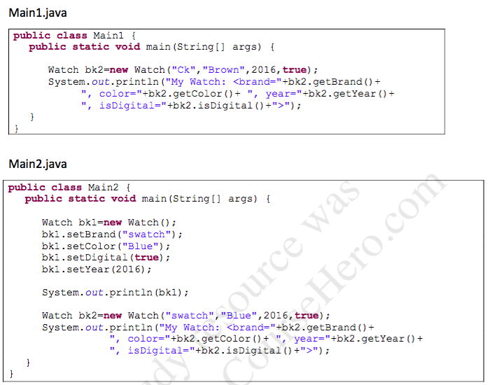and your code will be examined by our predefined main function. Also