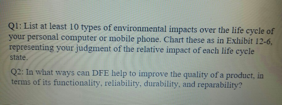 Hello, I need help with my Product Development Management assignment. Q1: List