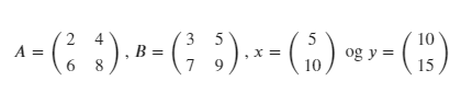 Start by importing: import numpy as np, numpy.random as npr, numpy.linalg as