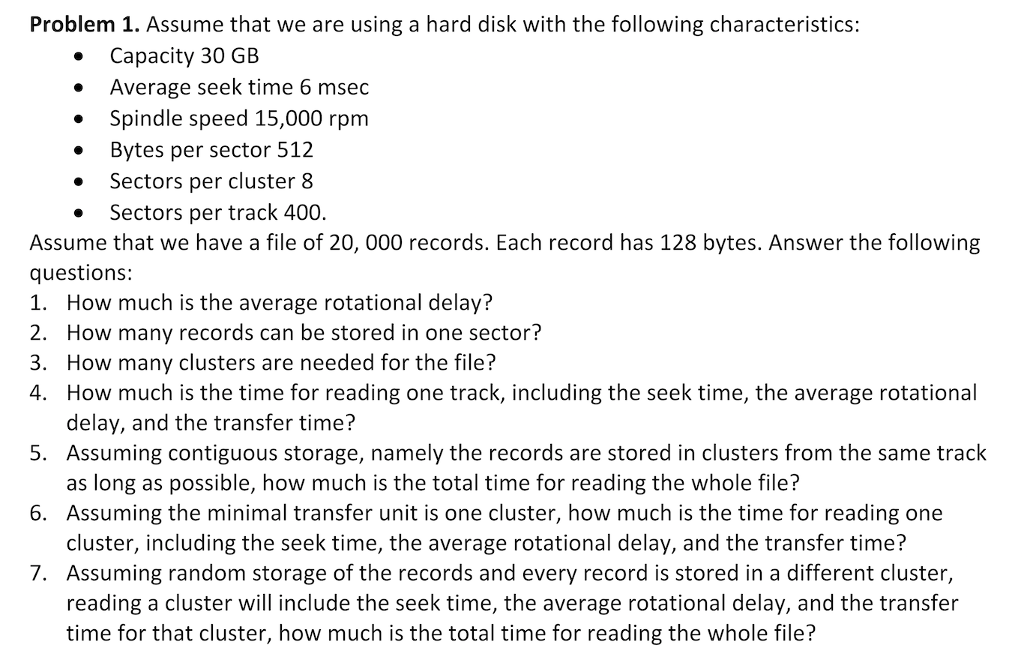 Need explanation and solution only for #5, 6, 7. Problem 1. Assume
