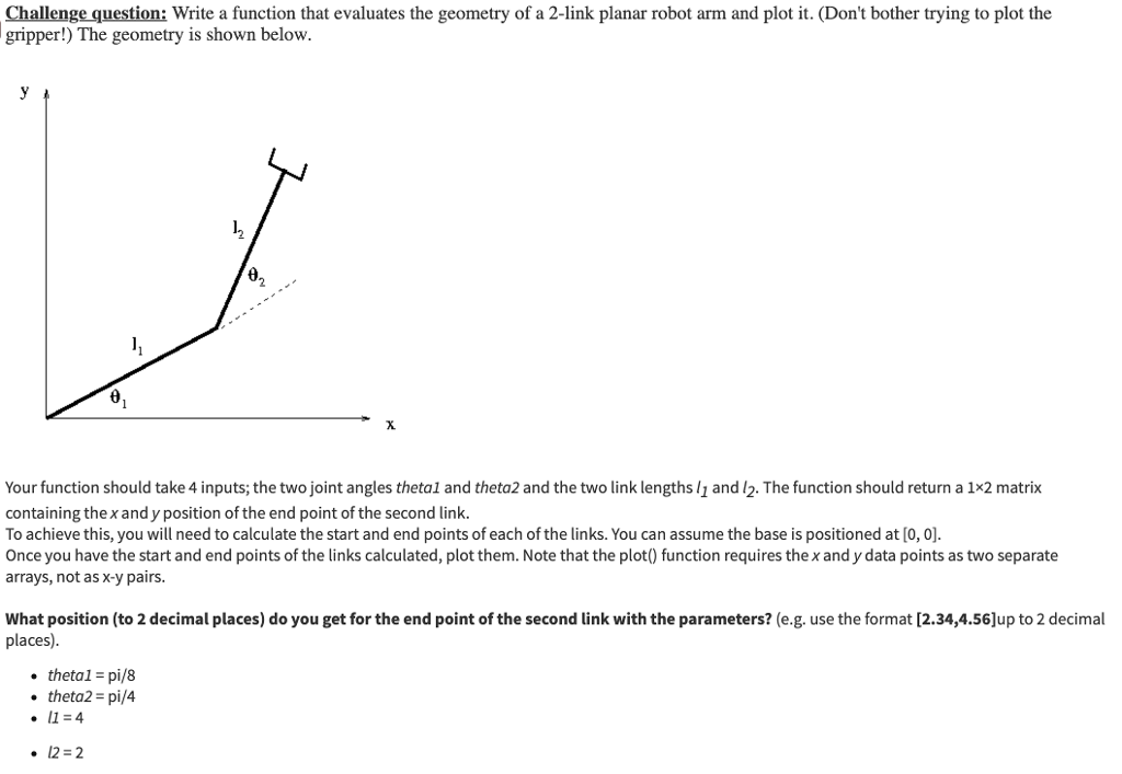 In python language pls Challenge question: Write a function that evaluates the