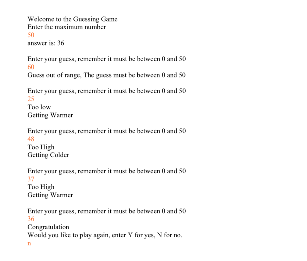 provide a hint to the user identifying the relationship between the number