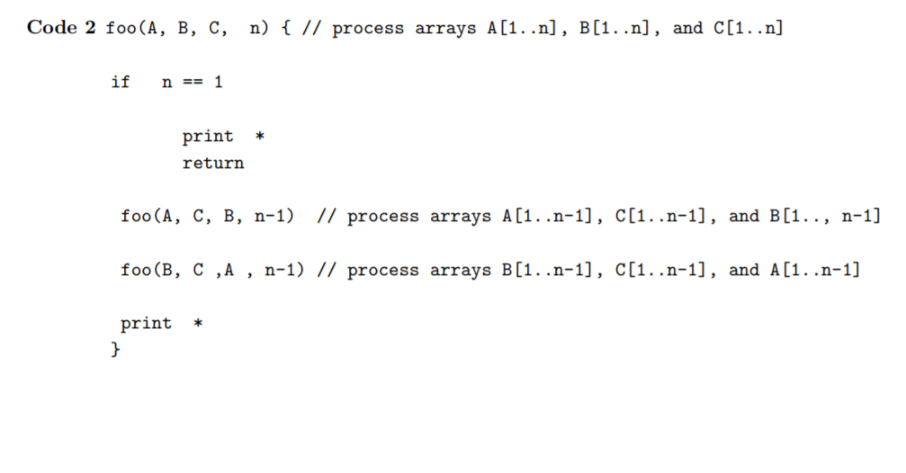 the recurrences that expresses its worst-case run time T(n). Show your work