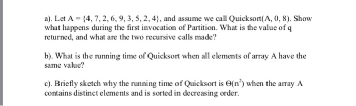 talked about in class. As usual with recursive functions on arrays, we