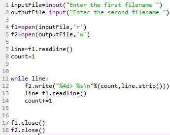  Python Help: Writing a program to read from one file line