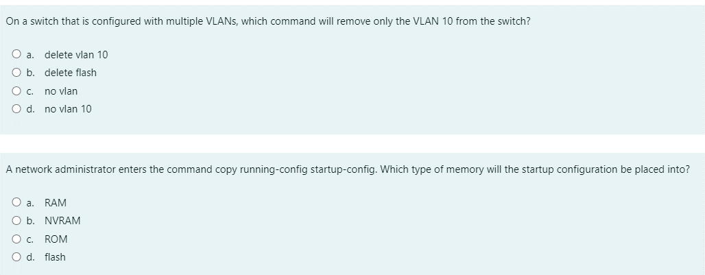 On a switch that is configured with multiple VLANs, which command