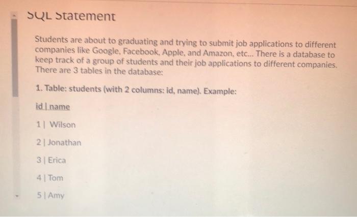 mysql problem SQL Statement Students are about to graduating and trying to