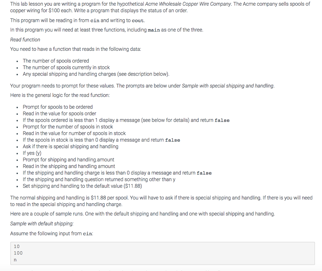  This lab lesson you are writing a program for the hypothetical