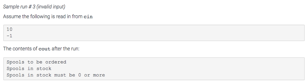 to cout In this program you will need at least three functions,