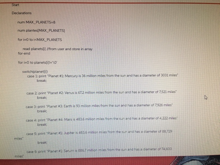 Note I made a list from closest to farthest, so you didnt