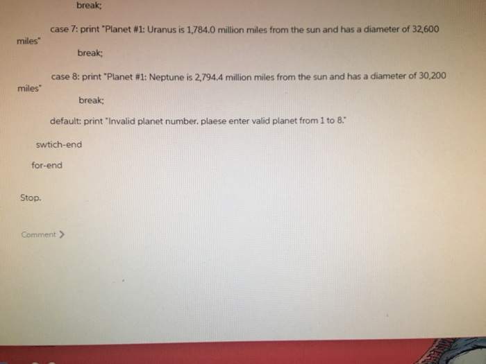 have to visit website Mercury = 36 million miles from sun, Diameter