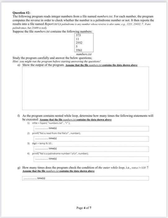 answering the questions! #include int main(void) int number: char choice printf("Please enter