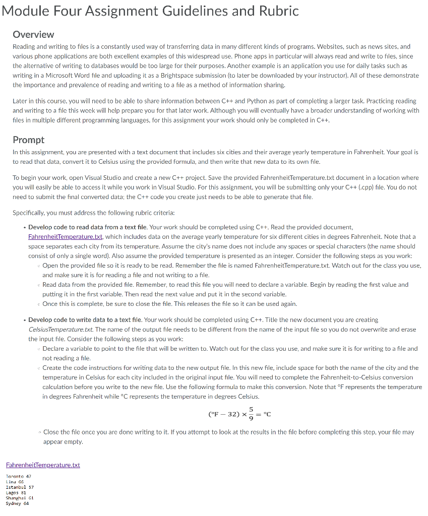 Need help on this assignment in C++. Please provide in-text comments and