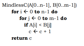 Specify the following: - Base Operation - Construct a function C(n) that
