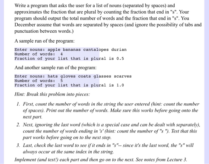  Please write a code in Python that satisfies the following: Thank