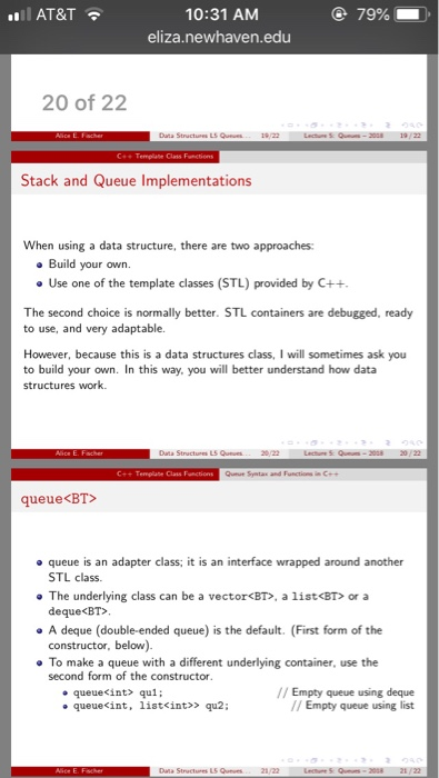 beginning of the array again. There are three different ways of making