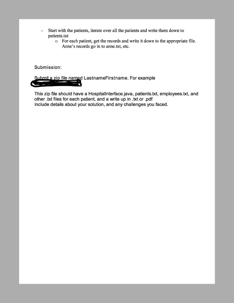 employees from employees.txt o Create a new employee for each line. o