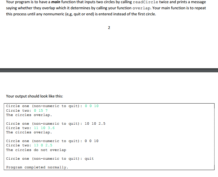 typdef and function definitions: typedef struct double x, y; point type def