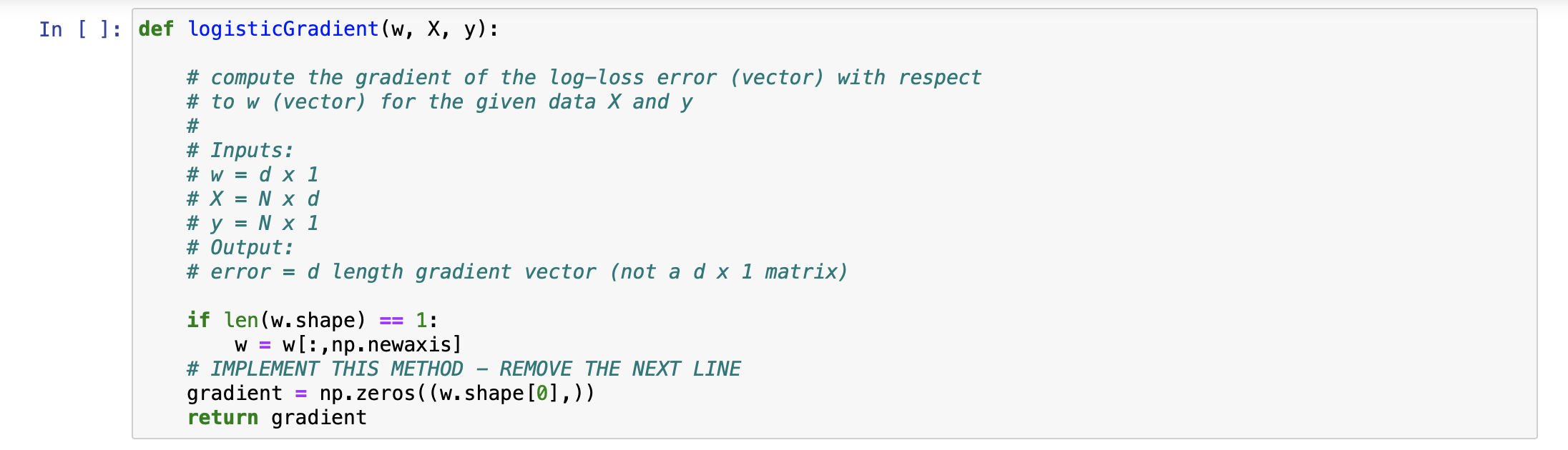 as the logistic-loss or log-loss) is given by: J(w) log (1 +