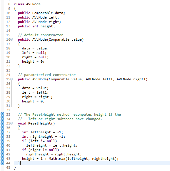how to write the code to find the Predecessor in AVL tree