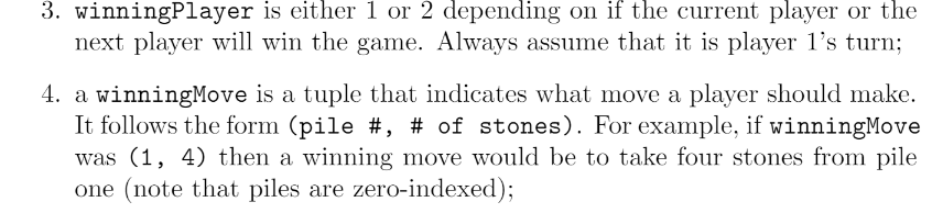 component, you will determine the winners of two variations of the game