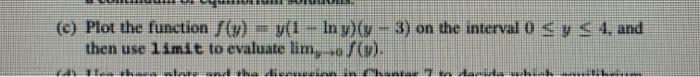 use matlab to solve (c) Plot the function sl) = y(i -