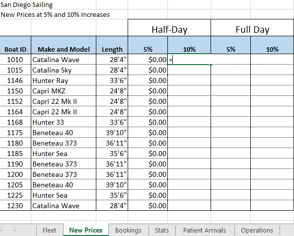  Edit the formula is cell D5 to show D$4 instead of