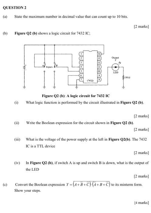  QUESTION 2 (a) State the maximum number in decimal value that